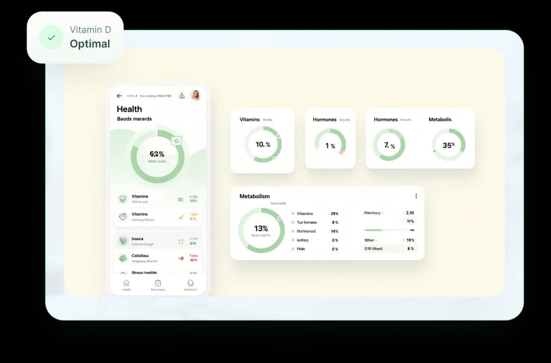 Health metrics dashboard