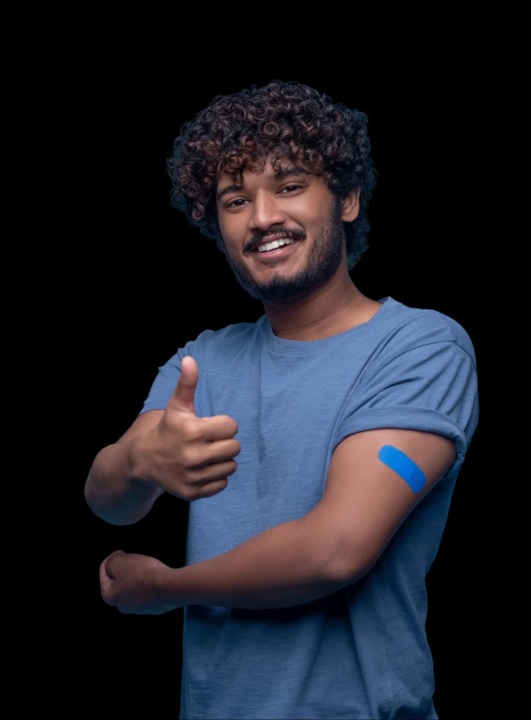 Happy customer after lab test