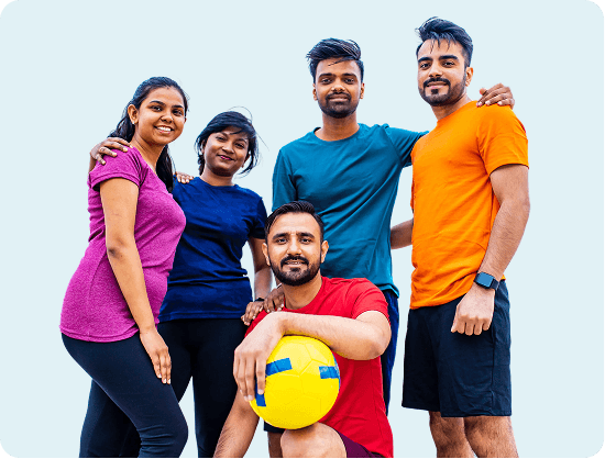 Man and women fitness transformation